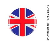uk 3d button isolated on white... | Shutterstock . vector #475918141