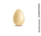 white chocolate egg  realistic...