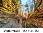 Starved Rock State Park view in Illinois of USA