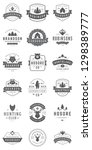 camping logos templates vector... | Shutterstock .eps vector #1298389777