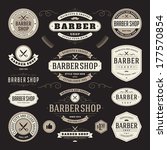 barber shop vintage retro... | Shutterstock .eps vector #177570854