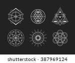 sacred geometry | Shutterstock .eps vector #387969124