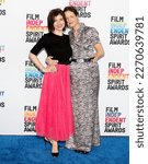 Small photo of Santa Monica, California - March 04, 2023: Marie Kreutzer and Vicky Krieps attend the 2023 Film Independent Spirit Awards