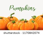 background of orange autumn... | Shutterstock .eps vector #1170842074