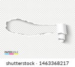 blank torn paper hole vector... | Shutterstock .eps vector #1463368217