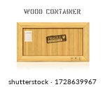 rectangular wooden industrial... | Shutterstock .eps vector #1728639967
