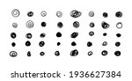 scribble circle point vector... | Shutterstock .eps vector #1936627384