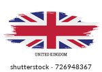 united kingdom flag vector... | Shutterstock .eps vector #726948367