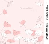 floral background | Shutterstock .eps vector #198211367
