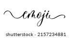 emoji calligraphy inscription.... | Shutterstock .eps vector #2157234881