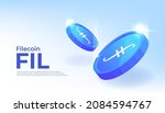 filecoin  fil  coin banner. fil ... | Shutterstock .eps vector #2084594767