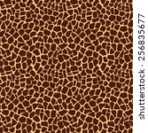 Seamless Giraffe Fur Pattern....