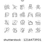 funs well crafted pixel perfect ... | Shutterstock .eps vector #1216473931