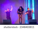 Small photo of Sydney, Australia - October 19th 2019: Kelly Rowland performs at The Everest Day race day at Royal Randwick Racecourse on October 19th, 2019 in Sydney, Australia.