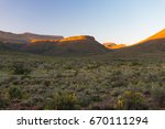 Majestic Landscape At Karoo...