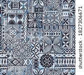hawaiian style tapa cloth... | Shutterstock .eps vector #1827306671