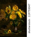 Beautiful Sunflowers In A Vase...