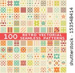 100 Retro Different Vector...