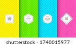 bright line patterns. set of... | Shutterstock .eps vector #1740015977
