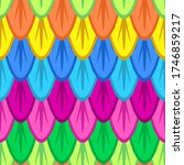 feather pattern. seamless... | Shutterstock .eps vector #1746859217