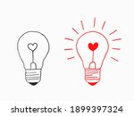 isolated simple black and red... | Shutterstock .eps vector #1899397324
