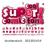 Cool High Detail Comic Font In...
