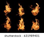 Flame heat fire abstract background black background