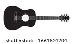 acoustic guitar black...