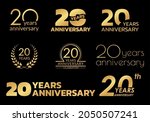 20 years anniversary icon or... | Shutterstock . vector #2050507241