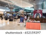 Small photo of KUALA LUMPUR, MALAYSIA - MAY 19, 2017: Duty free goods, such as liquor and perfumes are displayed in a shop in the airport terminal building in Kuala Lumpur, Malaysia capital city.
