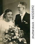 Vintage Wedding Photo  1948 