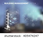 building management system... | Shutterstock .eps vector #405474247