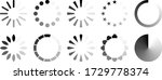 loading icons symbols... | Shutterstock .eps vector #1729778374