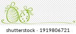 hand drawn easter eggs... | Shutterstock .eps vector #1919806721