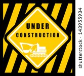 under construction sign | Shutterstock .eps vector #143955934