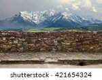 Stone Wall In The Mountains
