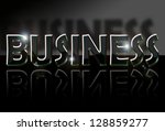 glass font   business | Shutterstock . vector #128859277