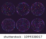 Science Colorful Atom Spheres...