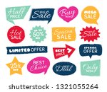 grunge sale badge. retro... | Shutterstock .eps vector #1321055264