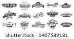 retro badge. old emblem  logo... | Shutterstock .eps vector #1407589181