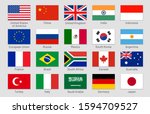 g20 countries flags. major... | Shutterstock . vector #1594709527