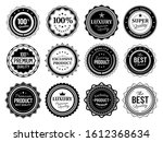premium quality badges. best... | Shutterstock . vector #1612368634