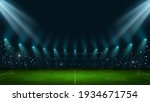 soccer arena. realistic... | Shutterstock .eps vector #1934671754