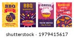 barbecue posters. bbq party... | Shutterstock .eps vector #1979415617