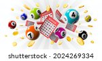 bingo winner background with... | Shutterstock .eps vector #2024269334