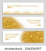 gold sparkles on white... | Shutterstock .eps vector #336356597