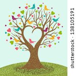 Vector Illustration Of Tree And ...