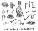 victorian era collection ... | Shutterstock .eps vector #541640371