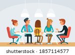 coworking shared office space... | Shutterstock .eps vector #1857114577