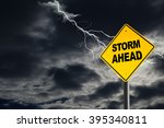 Storm Ahead Warning Sign...